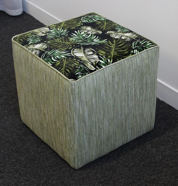 Victoria Gayle Interiors Cube Footstool